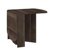 BIM Furniture Homi Mini 2 Table de salle à manger extensible avec rangement et tiroir, gain de place pour petite cuisine, 150 x 80 x 75 cm, chêne Grange