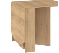 BIM Furniture Homi Mini 2 Table pliante extensible avec rangement et tiroir 150 x 80 x 75 cm Chêne Cremona
