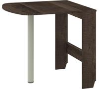 BIM Furniture HOMI MINI 6 Table de cuisine extensible ovale 81 x 80 x 75 cm Table à manger ovale (chêne grange)