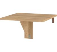 BIM Furniture HOMI MINI 7 Table extensible pliable pour cuisine, salle à manger, 70 x 70 x 75 cm, chêne crémone
