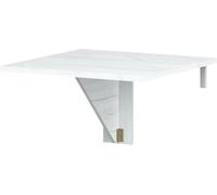 BIM Furniture HOMI MINI 7 Table extensible Table murale pliante 70 x 70 x 75 cm Table de cuisine Table à manger Table (Craft Blanc)