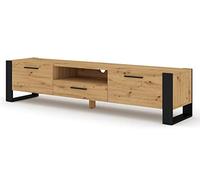 Meuble TV Nuka 200 cm en chêne artisan chêne artisanal