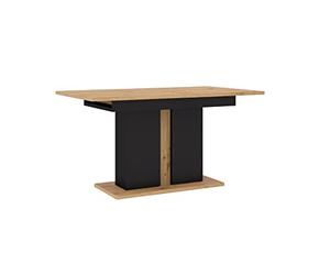 BIM Furniture Table à Manger Extensible 140-200 cm, 4-8 Personnes, Rectangulaire Table Extensible pour Cuisine, Salon Table de Salle à Manger Chêne Nuka I