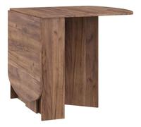 BIM Furniture Table pliante extensible, table de salle à manger, table de cuisine pliante avec espace de rangement et tiroir, peu encombrante pour les petits espaces, 150 x 80 x 75 cm, Homi mini 2