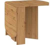 BIM Furniture Table pliante extensible, table de salle à manger, table de cuisine pliante avec espace de rangement et tiroir, peu encombrante pour les petits espaces, 150 x 80 x 75 cm, Homi mini 2