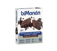 biManán® Sustitutive Barres Chocolat Noir Fondant 8 unités