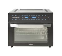 Bimar B301 Four électrique ventilé numérique multifonction en acier inoxydable 30 litres, friteuse à air chaud, Air Fry sans huile XXL, cuiseurs à basse température, séchoir, 18 programmes de cuisson