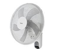 bimar VM45 Ventilateur mural avec télécommande, hélice Ø 40 cm avec 5 pales, 3 vitesses et 3 modes, commandes électroniques, minuteur, fonction veille, oscillation droite gauche, kit de fixation