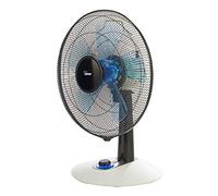 Bimar VT455 Ventilateur à lame domestique Blanc Dessus de table, Acrylonitrile-Butadiène-Styrène (ABS), Acier inoxydable, Rotatif, Secteur