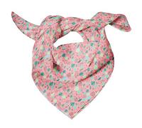 Bimba Rose feuilles art folklorique tête imprimée en pure soie écharpe bandanas dété bandanas 40 x 40 Pouces