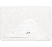 Bimbi 00705110 - Maxicapa Motif Dots, 100 x 100 cm, couleur blanc et lin