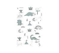 Bimbi 382 01 Mousseline de bambou 120 x 120 564 Dinos