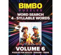 BIMBO Puzzles 4-Syllable Word Search Puzzle Book - Volume 6: A Total Blast to Challenge Your Mind - Easy to Read Print | 8x10 Inches - 200 Pages | 100 ... Puzzle Lovers, Road Trips, Airplanes & Car