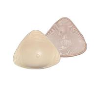 BIMEI Mastectomie - Prothèse mammaire - Légère - Super douce - En silicone - Forme triangulaire classique, beige, 10