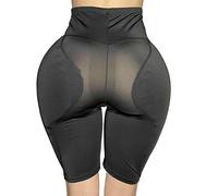 BIMEI Sous-vêtement rembourré en éponge pour femme 831 (Taille M, Noir Taille haute)