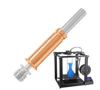 Bimetal Heatbreak, Titanium Alloy Throat Tube, 1.69 Inches High Temperature Wear-Resistant Throat Tubes, 3D Printer Assembly, Durable Heat Isolation Accessories for Precision Printing Use