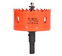 Bimetal Hole Saw HSS Hour Duty Arbor 2 3/4 pouces Cutter de trous professionnel pour bois PVC Metal Cornhole Boards Construction Projets