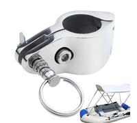 Bimini Support de charnière supérieure | Pince à mâchoire Bimini à charnière, support de charnière de bateau, goupille à dégagement rapide pour une installation sûre et facile, bateau et yachts