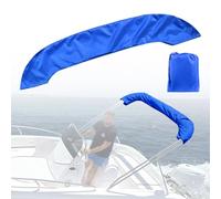 Bimini Top Boot Cover pour 3/4 Bow Boat Support Top - Accessoires d'organisation de Stockage imperméable 600D pour la Neige à l'épreuve de la poussière (Blau, 79 "-90" W für 3 Bogen)