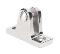 Bimini Top Deck Hinge Fitting 2 Pcs 316 Stainless Steel 90 Deg Deck Hinge Bracket for RV Yacht Boat 56mm Mounting Hole