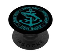 Bimini Twist Fishing Vibes Requin attrapé avec Bimini Twist PopSockets PopGrip Adhésif
