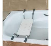 Bimiti Siège de Baignoire Antidérapant, Planche de Bain Extensible 72 à 82 cm, Capacité 130 kg, pour Adultes et Personnes Âgées