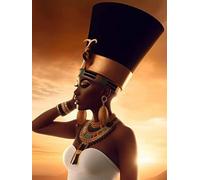 Bimkole 5D Diamond Painting DIY Kits Femme, Coucher De Soleil Nuages mer Broderie Diamant Kits De Broderie Au Point De Croix Strass Rond Résine Peinture Décor à La Maison, (30x40 cm)