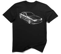 Bimmer E38 740iL 2000 Executive V8 Sedan Tee (M, Black)
