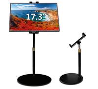 Bimo Support de tablette pour iPad, support de moniteur portable pour écran de 15,6", 17,3", hauteur réglable et base lourde, compatible avec les tablettes de 4,7" à 17,3", Smartphpne, écran