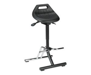 Bimos Assis debout industriel bimos siège PU rabattable hauteur d'assise 640-840 mm Quantité:1