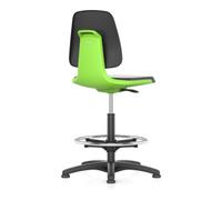 Bimos bimos Chaise de travail Labsit 3, cuir K vert, hauteur d'assise 520-770 mm Quantité:1