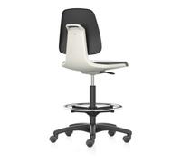 Bimos bimos Chaise de travail Labsit 4, cuir K blanc Hauteur d’assise 560-810 mm Quantité:1
