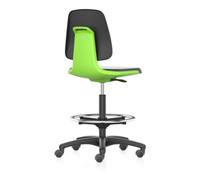 Bimos bimos Chaise de travail Labsit 4, cuir K vert Hauteur d'assise 560-810 mm Quantité:1