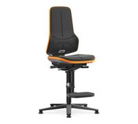 Bimos bimos Chaise haute Neon Skintec, sangle flexible orange, assise 590-870 mm, technologie synchronisée Quantité:1