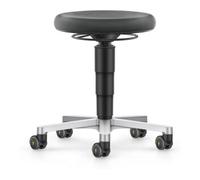 Bimos bimos ESD tabouret avec roulettes, Supertec noir, hauteur d'assise 450-650 mm Quantité:1