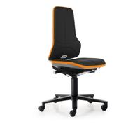 Bimos bimos Neon avec roulettes similicuir Flexband orange Assise 450-620 mm Contact permanent Quantité:1