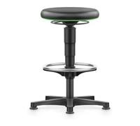 Bimos bimos Tabouret pivotant siège en simili cuir Hauteur siège 530 - 750 mm avec patins et repose-pieds Quantité:1