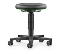 Bimos bimos Tabouret pivotant siège en similicuir hauteur d'assise 450 - 650 mm avec roulettes Quantité:1