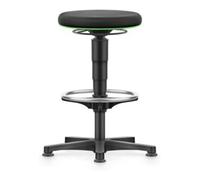 Bimos bimos Tabouret pivotant siège tissu hauteur siège 530 - 750 mm avec patins et repose-pieds Quantité:1