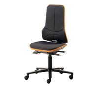 Interstuhl Chaise d'atelier pivotante Neon rouleaux sans élément rembourrage orange 450-620 Quantité:1