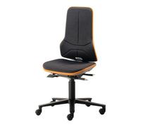 Interstuhl Chaise d'atelier pivotante Neon rouleaux sans élément rembourrage gris 450-620 m Quantité:1