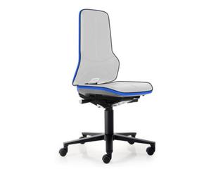 Bimos Chaise d'atelier pivotante Neon rouleaux sans élément rembourrage bleu 450-620 m Quantité:1
