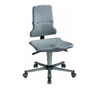 Bimos Chaise d'atelier pivotante Sintec A rouleaux polypropylène gris 430-580 mm BIMOS Quantité:1