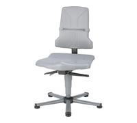 Bimos Chaise d'atelier pivotante Sintec B patin polypropylène gris 430-580 mm BIMOS Quantité:1