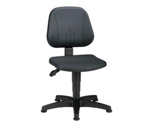 Bimos Chaise d'atelier pivotante Unitec patin mousse intégrale noir 440-620 mm BIMOS Quantité:1