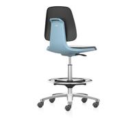 Bimos Labsit siège haut sur roulettes Bimos, 560-810 mm, Supertec, coque d'assise bleu Quantité:1