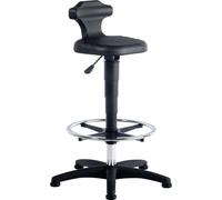Bimos siège assis/debout Flex avec patins, repose-pieds, dossier, hauteur intégrale. Hauteur d'assise 510-780 - 9419-2000