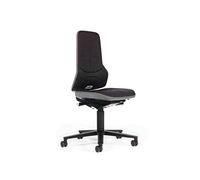Interstuhl Chaise d'atelier pivotante Neon rouleaux sans élément rembourrage gris 450-620 m Quantité:1