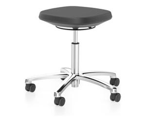Bimos Tabouret bimos pour l'industrie et le laboratoire Labsit avec roulettes, hauteur d'assise 450-650 mm, mousse PU Quantité:1