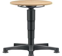 bimos tabouret pivotant (9000454480) patins réglage de la hauteur du siège 450-650 mm bois
